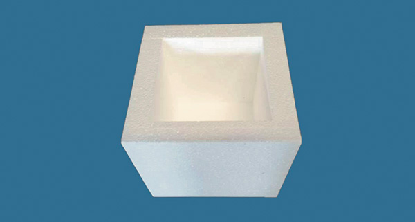 white square foam container top view ideal for 14 uses in craft projects